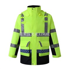 Veste en coton réfléchissant imperméable