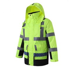 Vestes de sécurité réfléchissantes Manteau en coton