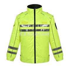 Veste imperméable en coton réfléchissant