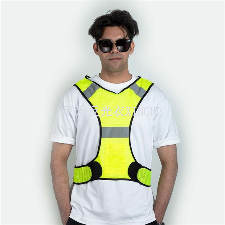 Les vêtements réfléchissants de gilet réfléchissant de trafic peuvent imprimer des caractères positifs et négatifs