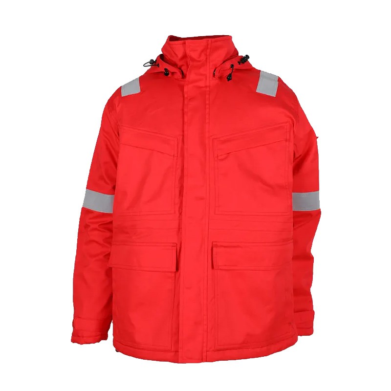 Veste de sécurité réfléchissante d'hiver