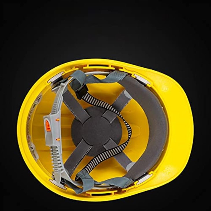 ABS Yellow Construction Safety Helmet