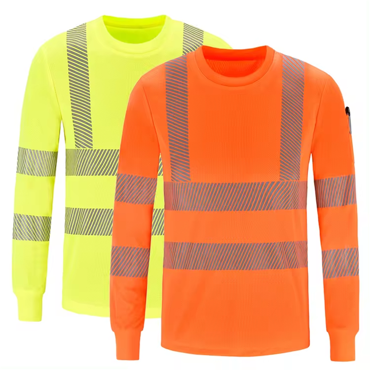 Polos haute visibilité avec poche