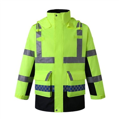 La veste de sécurité réfléchissante en coton est sûre, chaude et élégante.