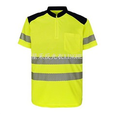 T-shirt réfléchissant à col montant